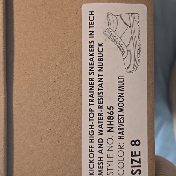 Madewell-The Sneaker Boot in Washed Nubuck Color Harvest Moon Multi-Size 8 - Picture 6 of 17